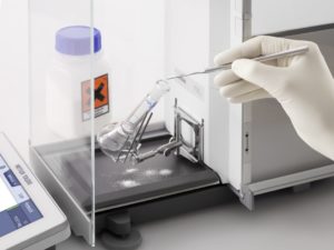 GWB Mettler Toledo XPR analyysivaaka punnitus ergoclip