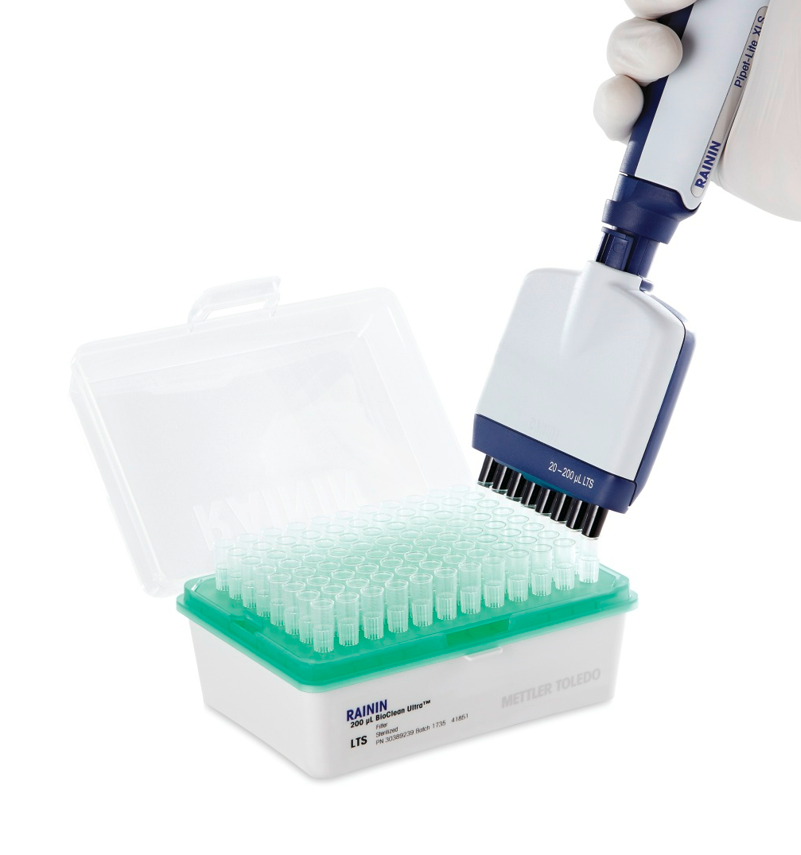 GWB Rainin monikanavapipetti ergonominen karki